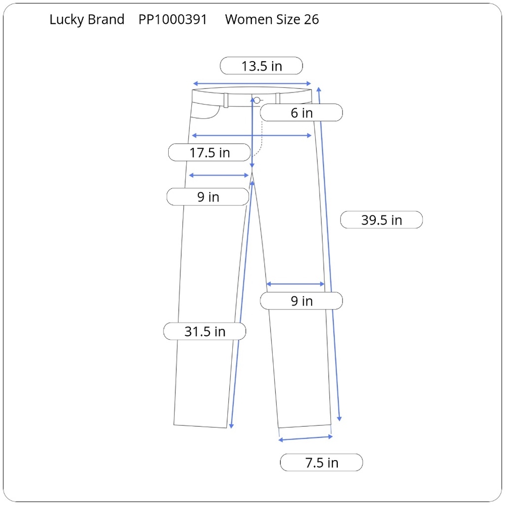 Lucky Brand Jeans Women Sz 26 - Picture 5 of 5